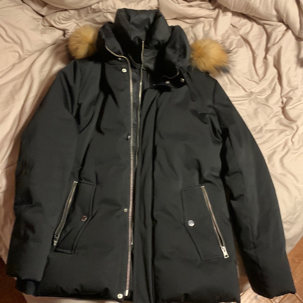 Soia & Kyo Winter Parka Jacket With Real Fur